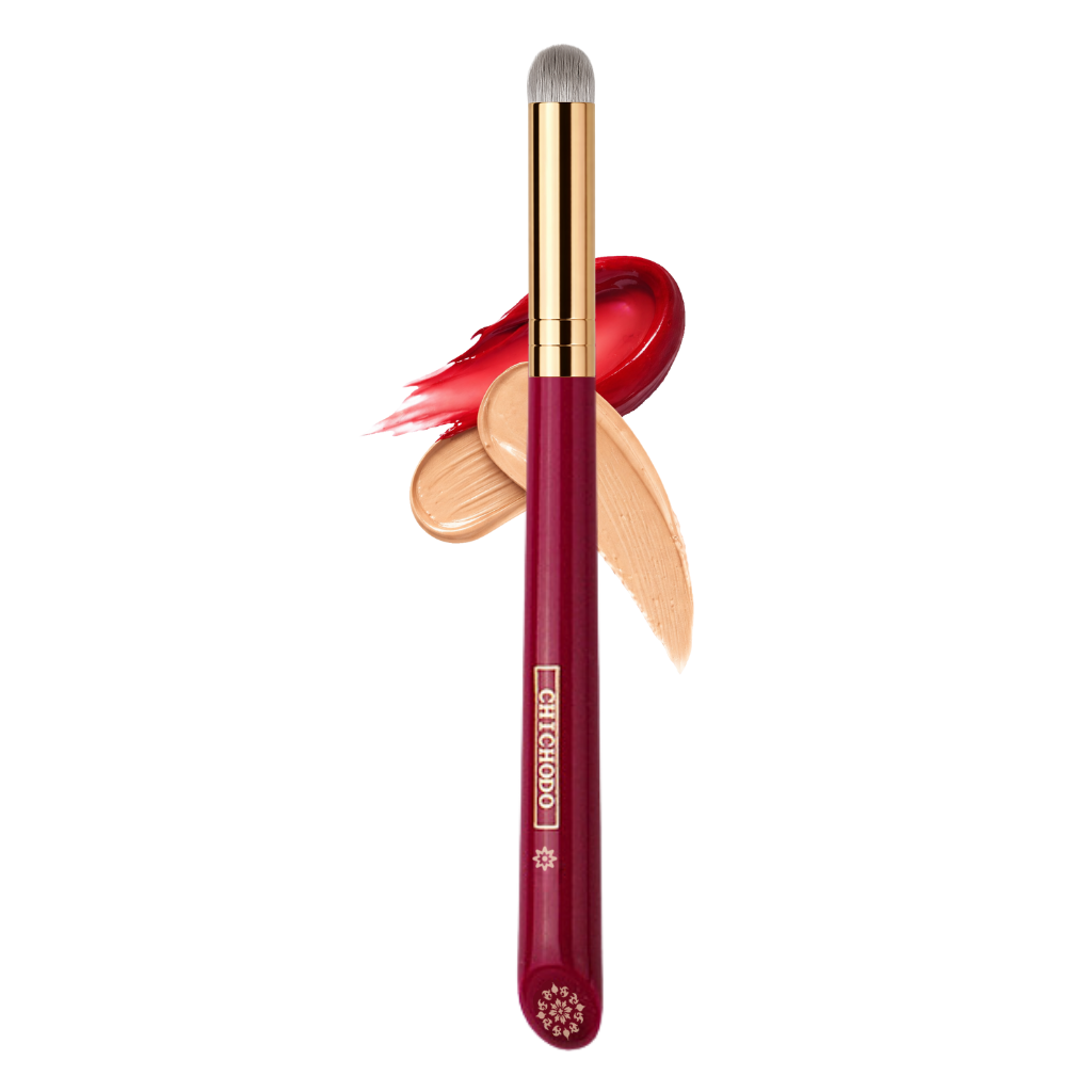 Cọ Tán Son Môi/Che Khuyết Điểm Đầu Tròn CHICHODO Round Lip Brush Sợi Cọ Tự Nhiên C124